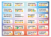 Stickers - beloningsstickers - complimenten - 215 motieven - set van 480 assorti