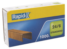 Nietjes - Rapid - 24/6 - koper - set van 1000