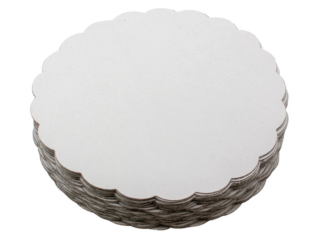 Vormen - rond - karton - blanco - set van 30