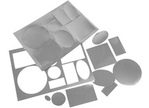 Decoratie - spiegel - set van 36 assorti