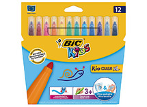Stiften - kleurstiften - BIC - KID couleur XL - set van 12 assorti