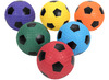 Bal - voetbal met kuiltjes - set van 6 assorti
