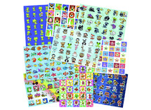 Stickers - fantasie - 35 motieven - set van 700 assorti