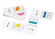 Rekenspel - breuken - Learning Resources - Rainbow Fraction Dominoes - domino - per spel