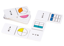 Spel - rekenspel - Learning Resources Rainbow Fraction Dominoes  - breuken - domino - per spel