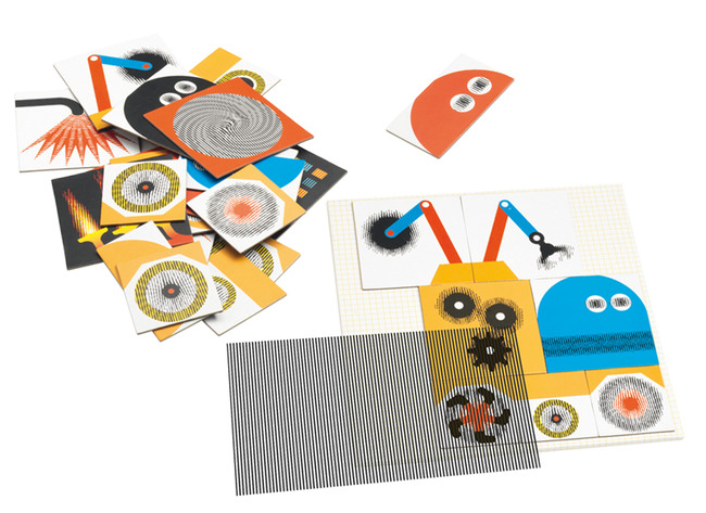 Bouwset - Djeco - Kinoptik Voertuigen - fantasiespel - magnetisch - set van 37 assorti