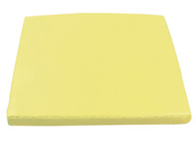 Matten - speelmat - 140 x 140 x 3 cm - banaan (lichtgeel) - per stuk