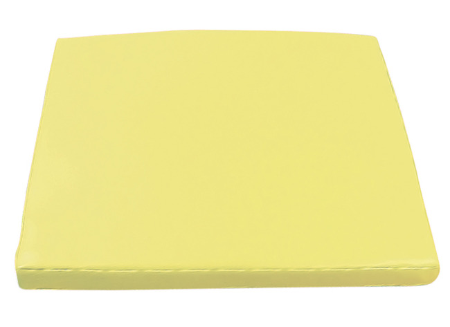 Matten - speelmat - 140 x 140 x 3 cm - banaan (lichtgeel) - per stuk