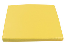 Matten - speelmat - 140 x 140 x 3 cm - geel - per stuk