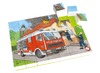 Puzzel - blokken - Hubelino - brandweer - 35 stukjes - per stuk