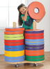 TROLLEY MET 24 DONUT ZITKUSSENS