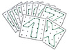 Fijne motoriek - Geobord - design - opdrachtkaarten voor GG2806 - set van 10 assorti