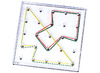 Fijne motoriek - Geobord - design - opdrachtkaarten voor GG2806 - assortiment van 10