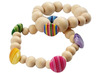 Kralen - hout - naturel - rond - mix - pot van 532