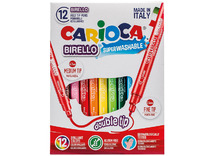 Stiften - kleurstiften - Carioca - Birello - dubbele punt - assortiment van 12