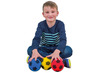Bal - voetbal - soft mini - set van 3 assorti