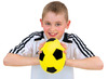 Bal - voetbal - soft mini - set van 3 assorti