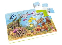 Puzzel - blokken - onder water