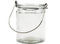 Theelichthouder - glas - lantaarn hoog - set van 12