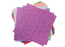 Knutselpapier - origami - regenboog - set van 72