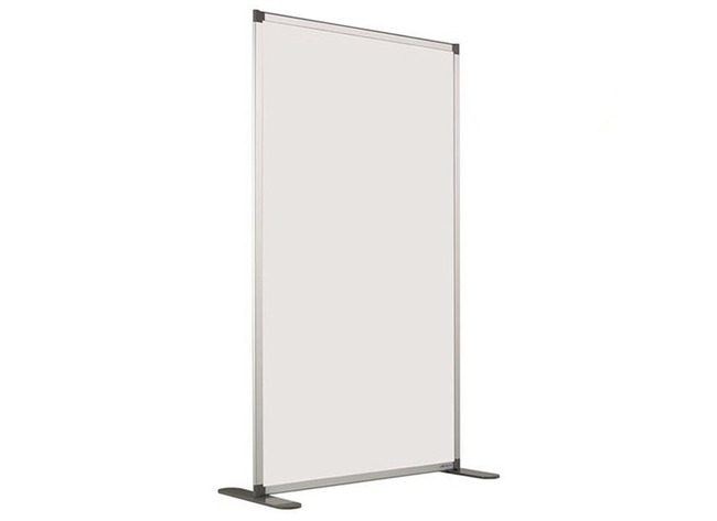 BORD - SCHEIDINGSWAND - WHITEBOARD - DUBBELZIJDIG - 140 X 100 - PER STUK
