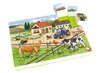 Puzzel - blokken - Hubelino - boerderij - 35 stukjes - per stuk