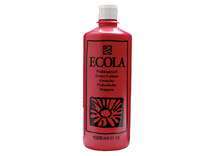 Verf - plakkaatverf - Ecola - 1 l - karmijn - per stuk