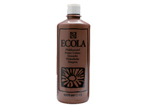 Verf - plakkaatverf - Ecola - 1 l - brown - per stuk