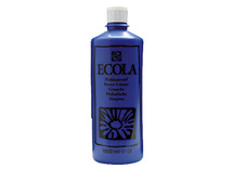Verf - plakkaatverf - Ecola - 1 l - donkerblauw - per stuk