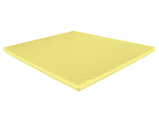 Matten - speelmat - 200 x 200 x 3 cm - banaan (lichtgeel) - per stuk
