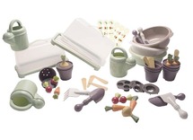 Voedingsset - imitatievoeding - Dantoy - Green Garden - groenten kweken - bioplastic - set van 54 assorti
