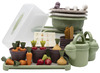 Voedingsset - imitatievoeding - Dantoy - Green Garden - groenten kweken - bioplastic - set van 54 assorti