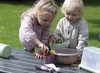 Voedingsset - imitatievoeding - Dantoy - Green Garden - groenten kweken - bioplastic - set van 54 assorti
