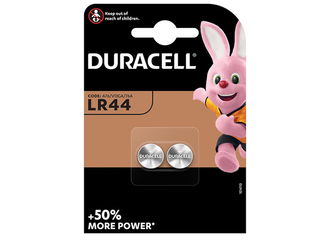 Batterijen - Duracell LR44 - knoopcel - set van 2