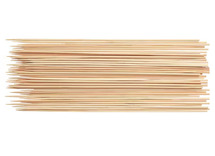 Knutselstokken - brochettestokken - 25 cm - hout - rond - naturel - set van 200
