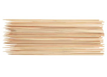 Knutselstokken - brochettestokken - 25 cm - hout - rond - naturel - set van 200