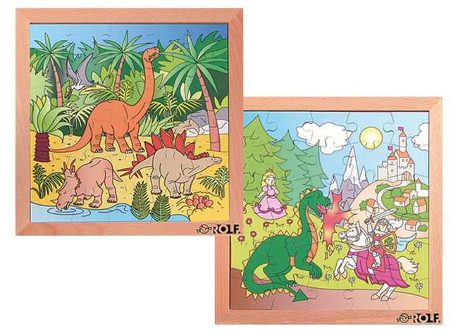 PUZZLE DINOSAURES ET DRAGONS - SET/2