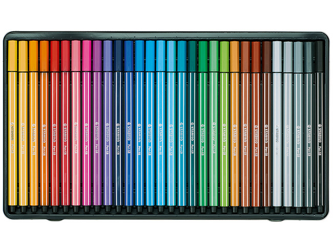 Stiften - Kleurstiften - Stabilo - Pen 68 - Assortiment Van 30