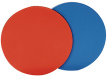 Getallen - honderdveld - sorteerschijven - rode en blauwe ringen - magnetisch - set van 20 assorti