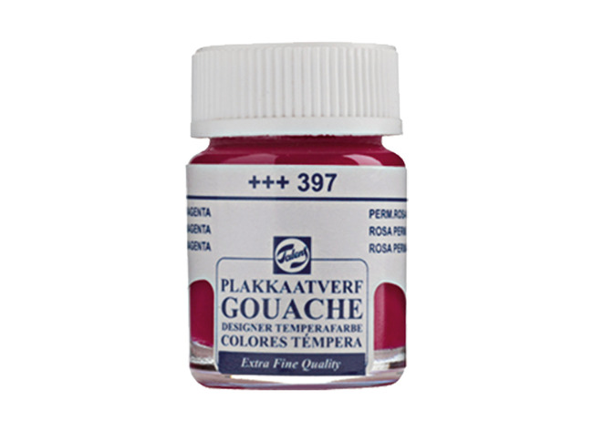 Verf - plakkaatverf - Talens Gouache Extra Fine - 16 ml - permanentroze - per stuk