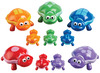 Spel - sorteerspel - Learning Resources Snap-n-Learn Number Turtles - schildpadden - kleur en cijfers - per set