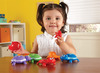 Spel - sorteerspel - Learning Resources Snap-n-Learn Number Turtles - schildpadden - kleur en cijfers - per set