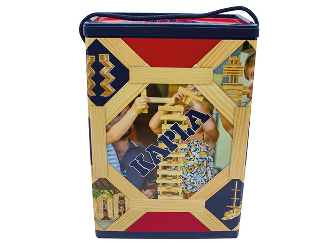 Bouwset - Kapla - houten blokken - set van 200