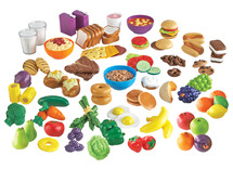 Voedingsset - imitatievoeding - eetset - Learning Resources - plastic - set van 101 assorti