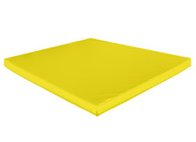 Matten - speelmat - 140 x 140 x 5 cm - geel - per stuk