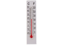 Thermometer - hout - om te versieren - set van 10