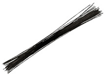 Draad - bloemendraad - gelakt - 30 cm - set van 96
