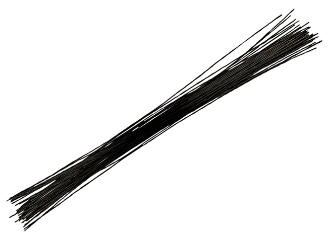 Draad - bloemendraad - gelakt - 30 cm - set van 96