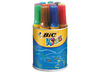 Stiften - kleurstiften - BIC Kids Decoralo - set van 12 assorti