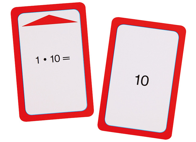 Spel - rekenspel - correctiespel - Magische hoed - tafels van 2, 3, 4 en 5 - opdrachtkaarten voor EA5080 - set van 52 assorti